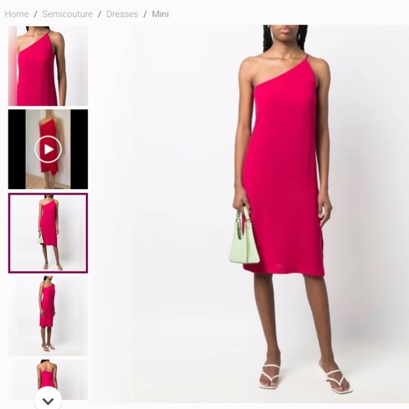 3 XS Dress Bundle: Nanushka, Sheer, Semicouture (dresses listed in my closet) - Picture 3 of 3